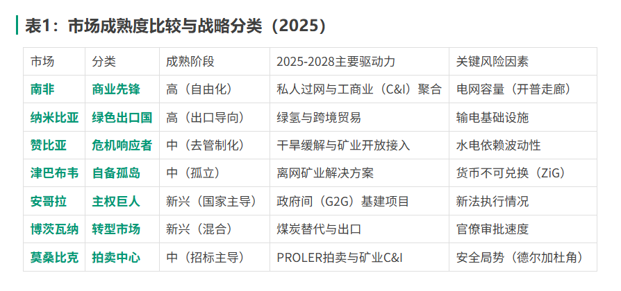 2025–2028年南部非洲太阳能光伏与储能市场展望与策略