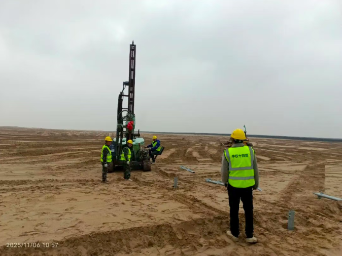 甘肃电投武威100MW光伏项目开工