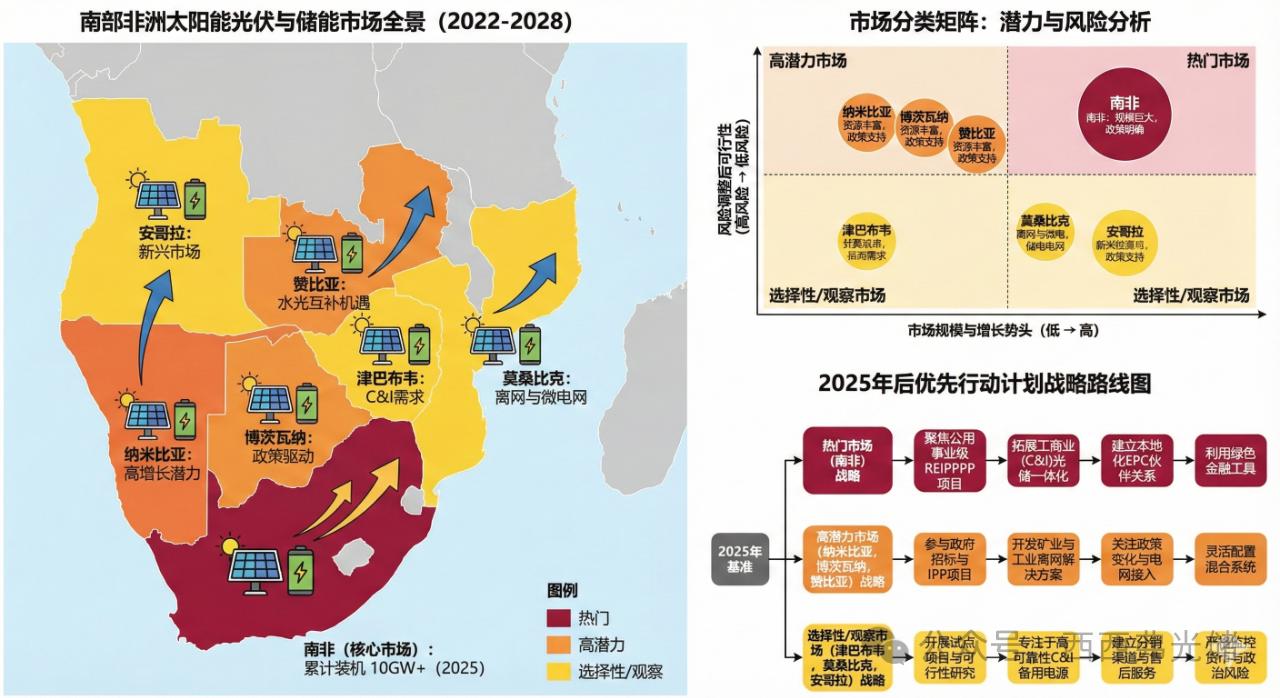 2025–2028年南部非洲太阳能光伏与储能市场展望与策略