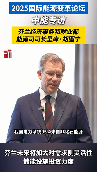 芬兰经济事务部能源司司长：“中芬合作是技术与产业的完美互补”