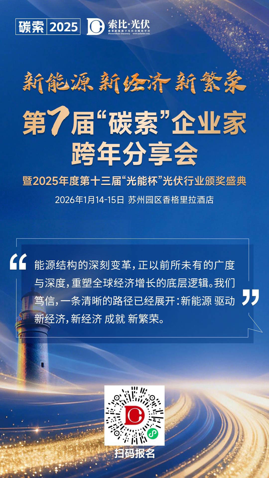 王勃华：2025年光伏主产业链环节盈利能力逐渐改善，企业亏损持续收窄