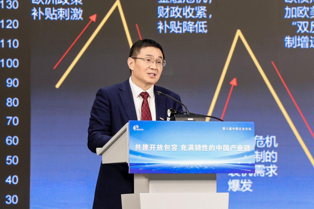 钟宝申出席第八届中国企业论坛平行论坛：锻造光伏产业链韧性，双轮驱动方能行稳致远